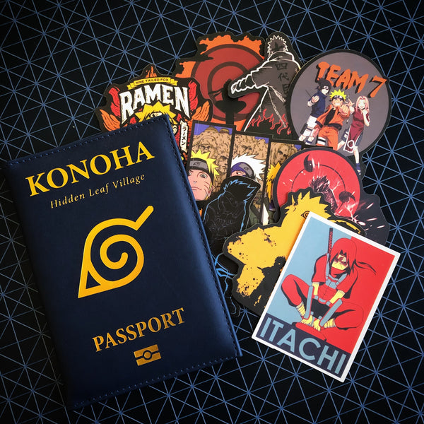 Konoha Passport Cover + 10 Free stickers